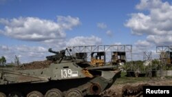 Уничтоженная российская военная техника (архивное фото)