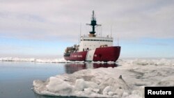 Ледокол «Polar Star» береговой охраны США в Арктике (архивное фото)