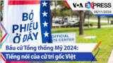 Bầu cử Tổng thống Mỹ 2024: Tiếng nói của cử tri gốc Việt | Truyền hình VOA 6/11/24