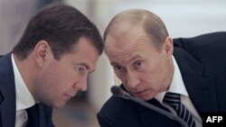 Дмитрий Медведев и Владимир Путин