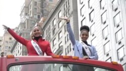 По Манхэттену в компании с Miss USA и Miss Universe