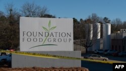 Птицефабрика компании Foundation Food Group в Гейнсвилле, 28 января 2021 года