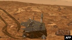 Марсоход Opportunity на поверхности Красной планеты