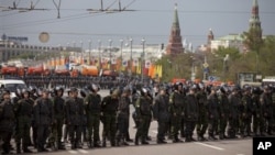 Московская полиция 6 мая 2012 года.